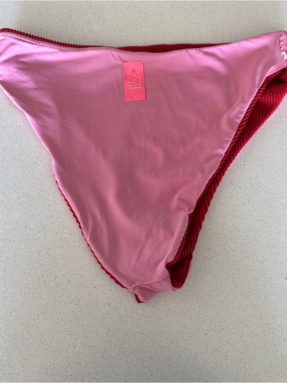 Farm Rio Ribbed High Waisted Bikini Bottom - Picture 4 of 6